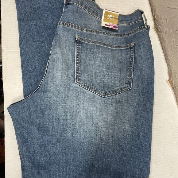 NWT Old Navy Blue Skinny Leg Mid‎ Rise Stretch The Diva Jeans Womens 18 Regular - Picture 5 of 5